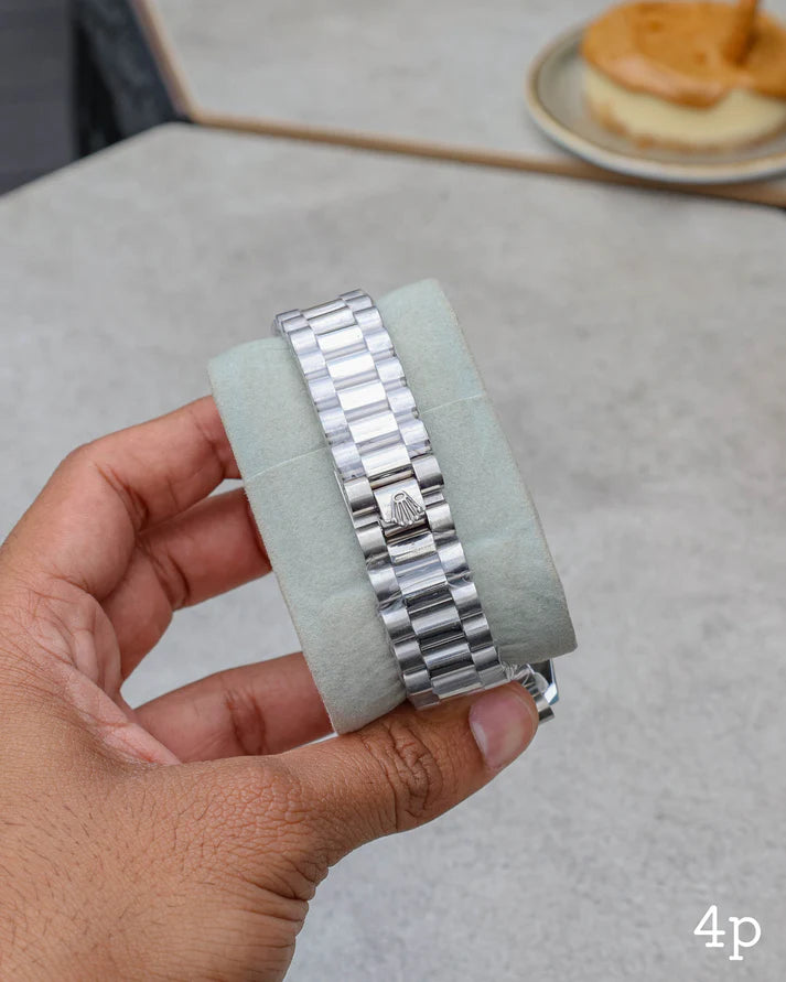 Day-Date Silver White Dial Edition Watch – Model RW0356